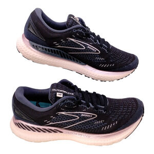 Brooks Glycerin 19 Womens Size 10.5 Wide Black/Ombre/Pink Metallic Running Shoes